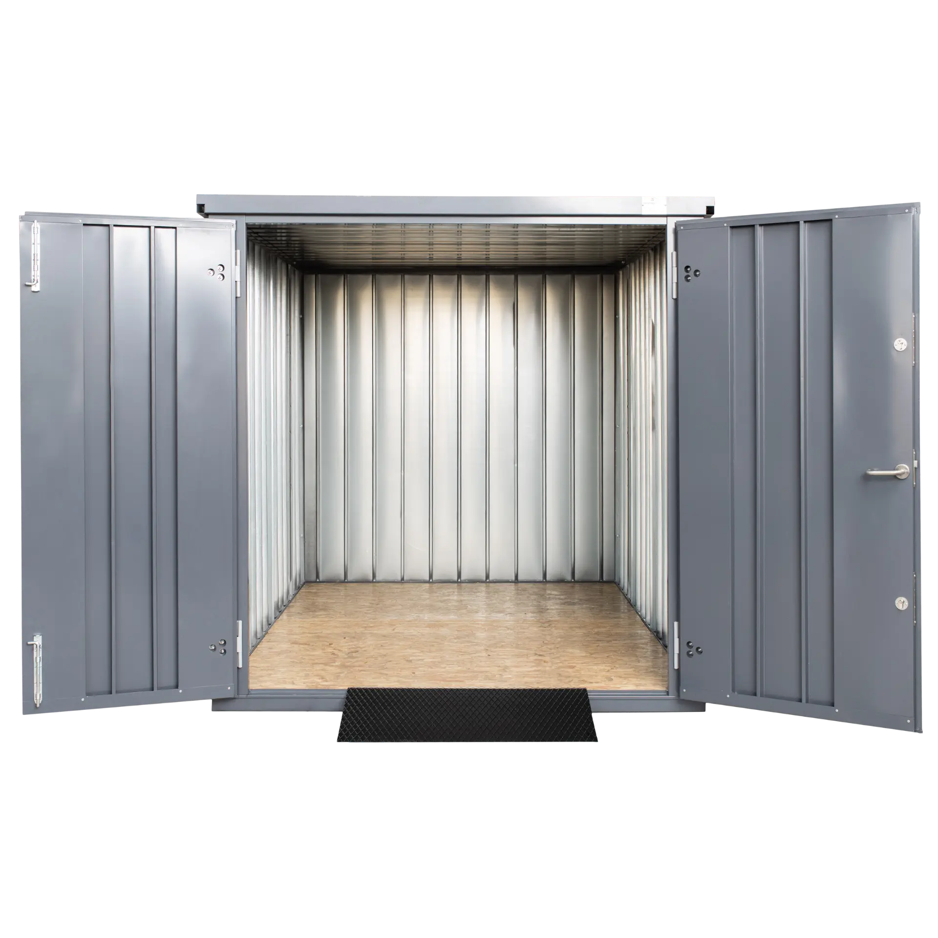 Empty Longbox interior with loading ramp
